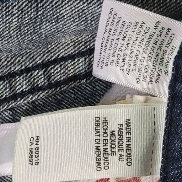 LUCKY BRAND Blue 429 Classic Straight Men's Jeans Size 36x34 Dark Wash Denim - Picture 8 of 14